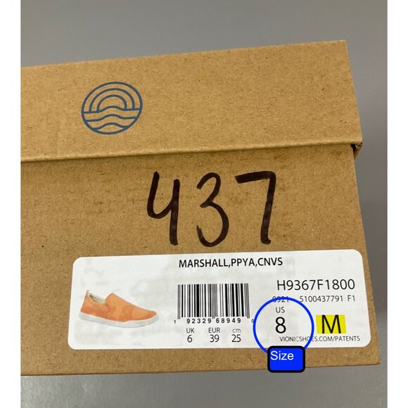 Vionic Beach Marshall Women's Canvas Slip-On Sneakers with Arch Support, Size 8M - Picture 14 of 14